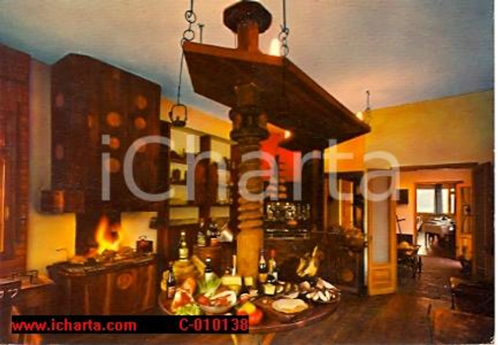 Cartolina originale da collezione 1984 QUART Valle d'Aosta Ristorante LA GROLLA Prodotti tipici *Cartolina FG VG 1
