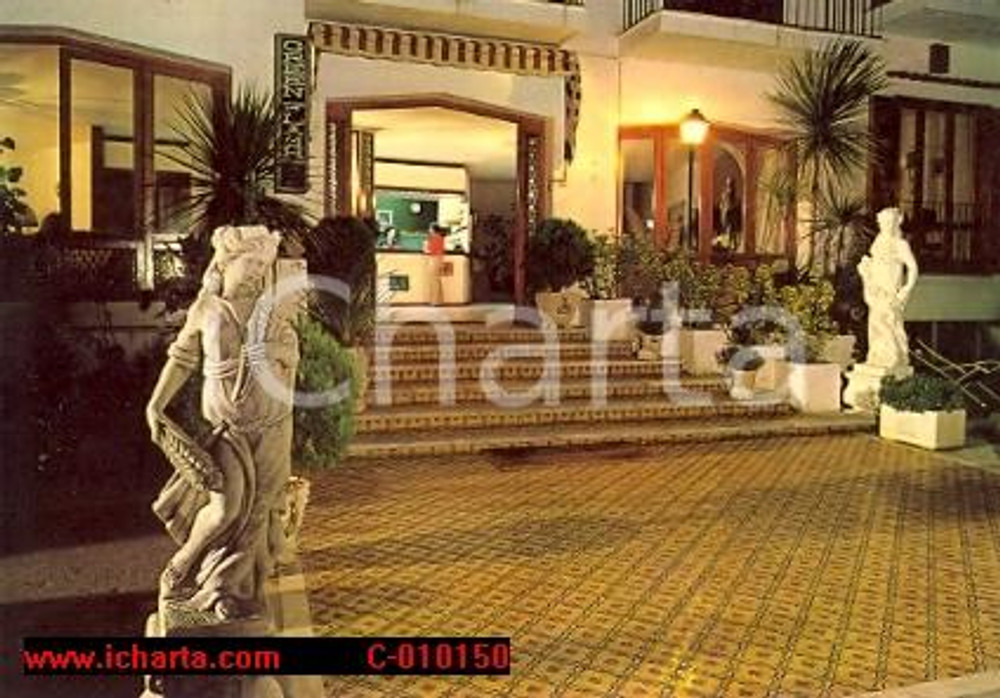 Cartolina originale da collezione 1975 ca FORIO D ISCHIA NA Entrata Hotel GREEN FLASH Vintage Cartolina FG NV 1