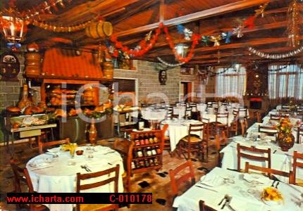 Cartolina originale da collezione 1975 ca MONTEPORZIO CATONE RM Hostaria FONTANA CANDIDA Cartolina VINTAGE FG 1