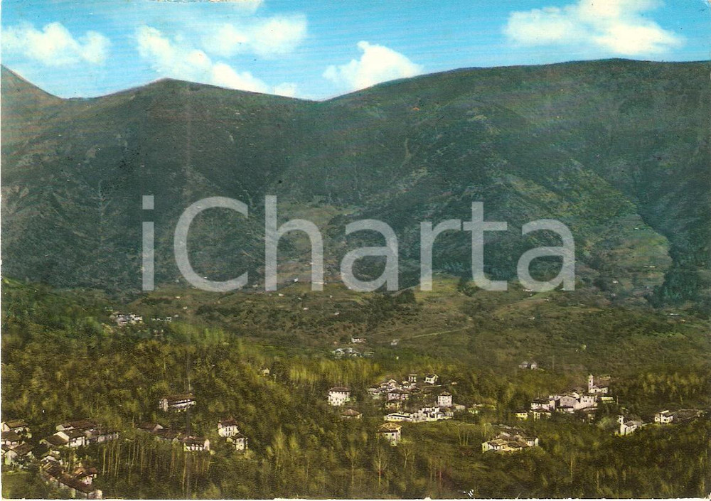 Cartolina originale da collezione 1969 RUBIANA TO Veduta generale del paese Cartolina FG VG 1