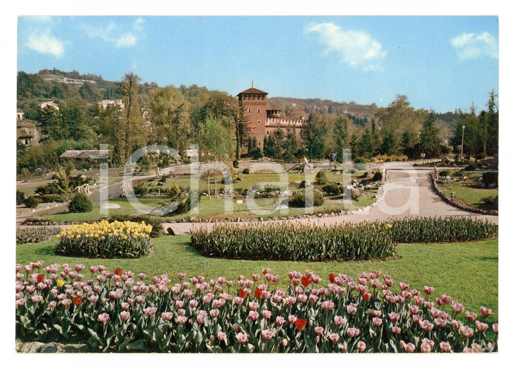 Cartolina originale da collezione 1961 TORINO Parco VALENTINO Esposizione FIORI DEL MONDO Cartolina postale FG NV 1