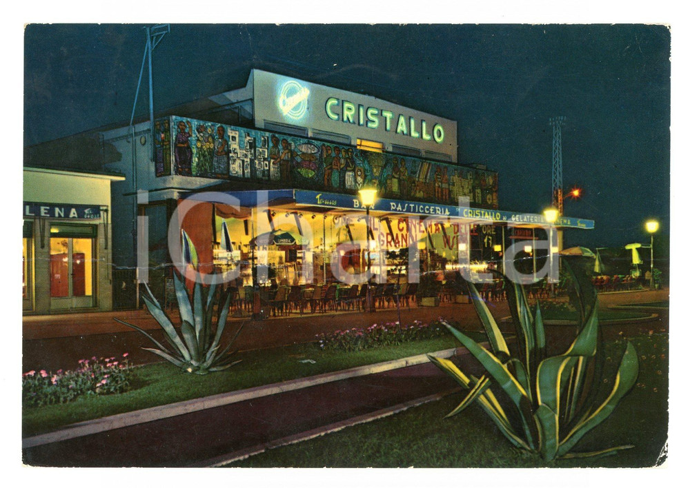 Cartolina originale da collezione 1979 LIDO DI CAMAIORE LU Bar Pasticceria IL CRISTALLO Cartolina VINTAGE FG VG 1
