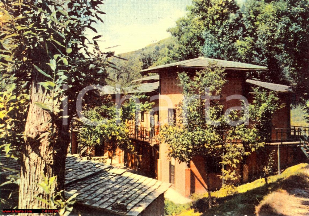 Cartolina originale da collezione 1962 USCIO (GE) Colonia della salute CARLO ARNALDI *Cartolina VINTAGE FG VG 1