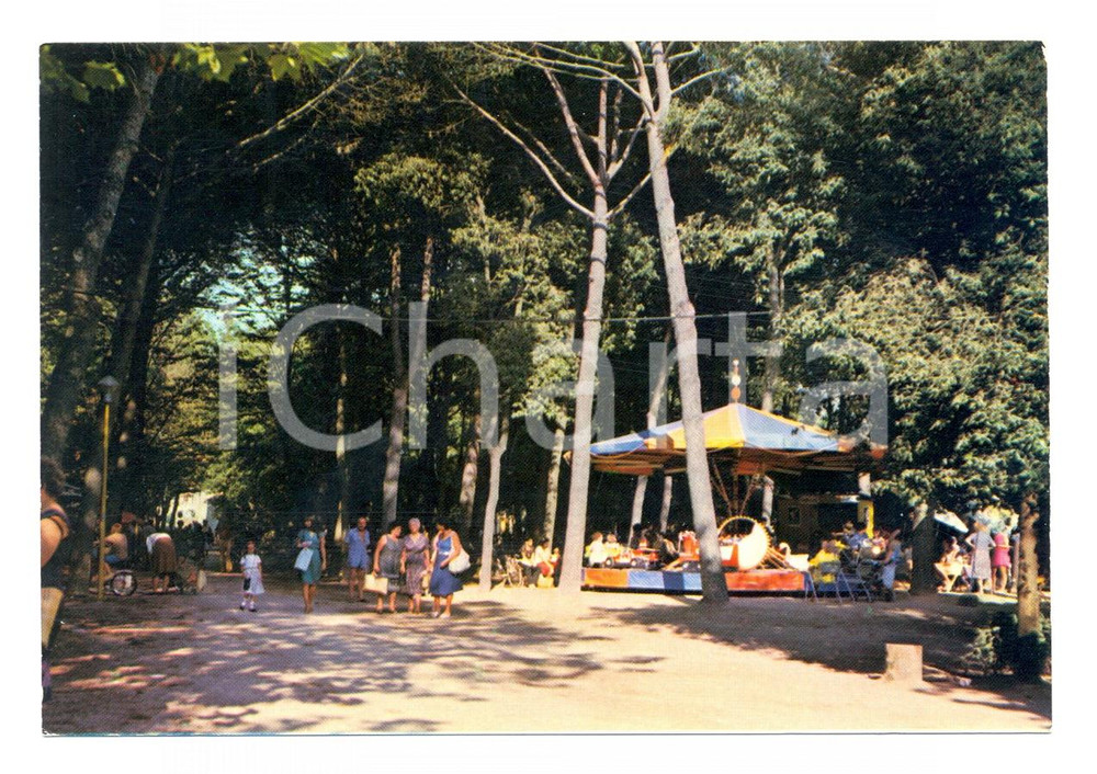 Cartolina originale da collezione 1970 ca VIAREGGIO LU Pineta di Ponente Parco divertimenti Cartolina VINTAGE 1