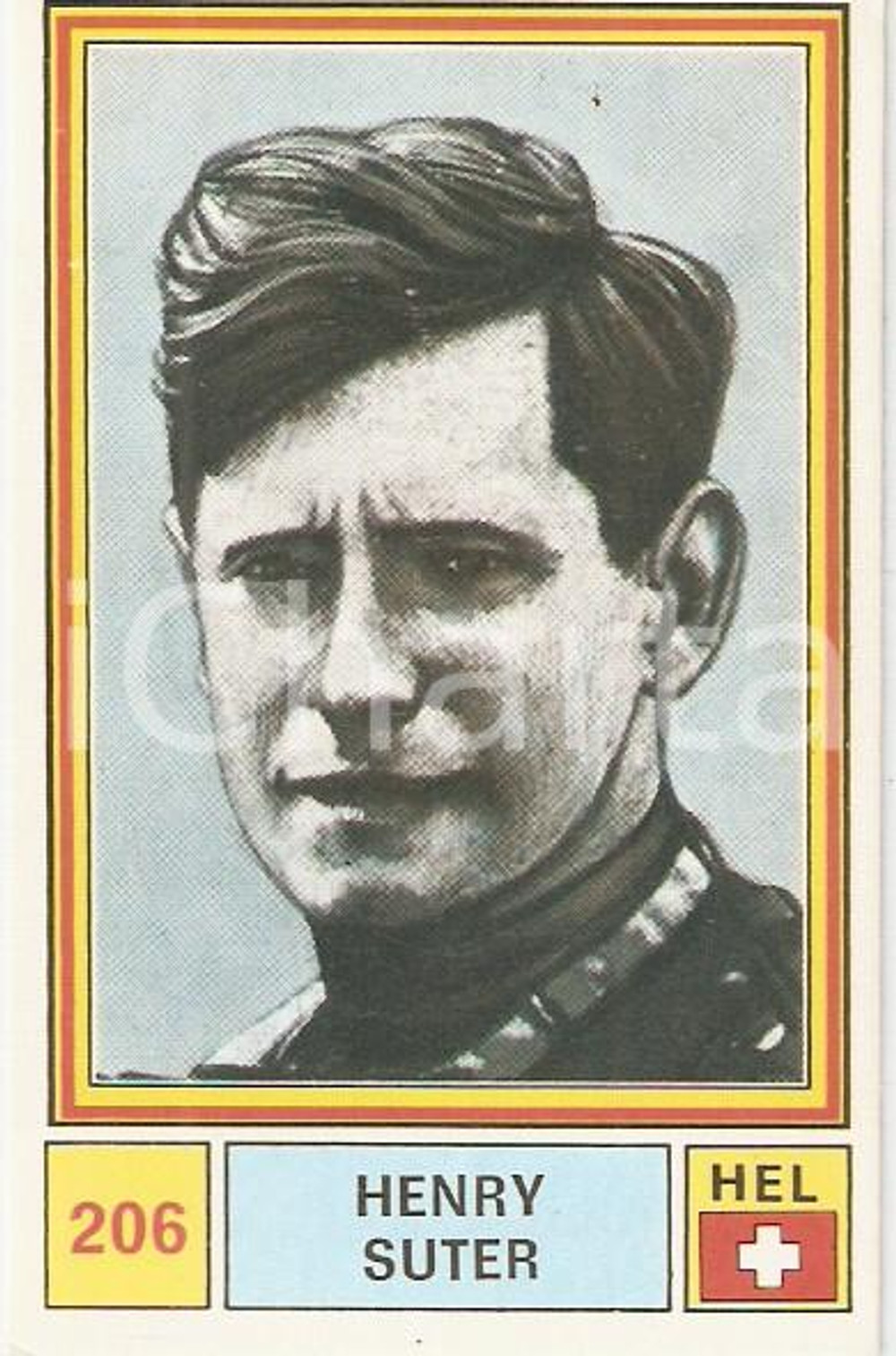 Oggetto da collezione cartaceo PANINI - SPRINT 1971 Figurina valida Henry SUTER n. 206 Ciclismo 1