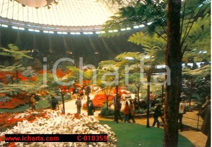 Cartolina originale da collezione 1991 GENOVA Fiera EUROFLORA Esposizione fiori ANIMATA Vintage Cartolina FG NV 1