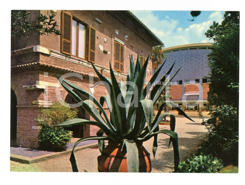 Cartolina originale da collezione 1965 ca ROMA Albergo Domus Pacis  L esterno Cartolina VINTAGE FG NV 1
