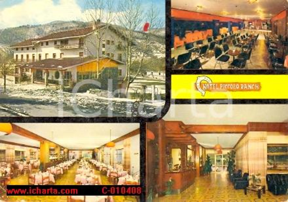 Cartolina originale da collezione 1970 ca BARDINETO (SV) Hotel PICCOLO RANCH Vedutine VINTAGE *Cartolina FG NV 1