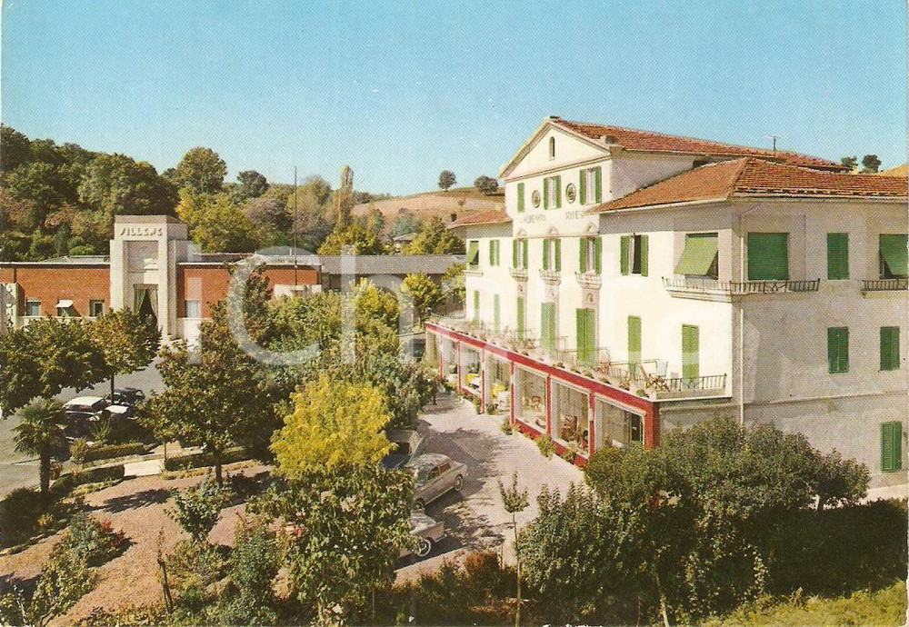 Cartolina originale da collezione 1970 ca CHIANCIANO TERME SI Albergo SILLENE Panorama Cartolina FG NV 1