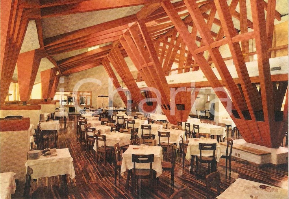 Cartolina originale da collezione 1965 COLLODI PT Osteria del GAMBERO ROSSO Arch. Giovanni MICHELUCCI Cartolina 1