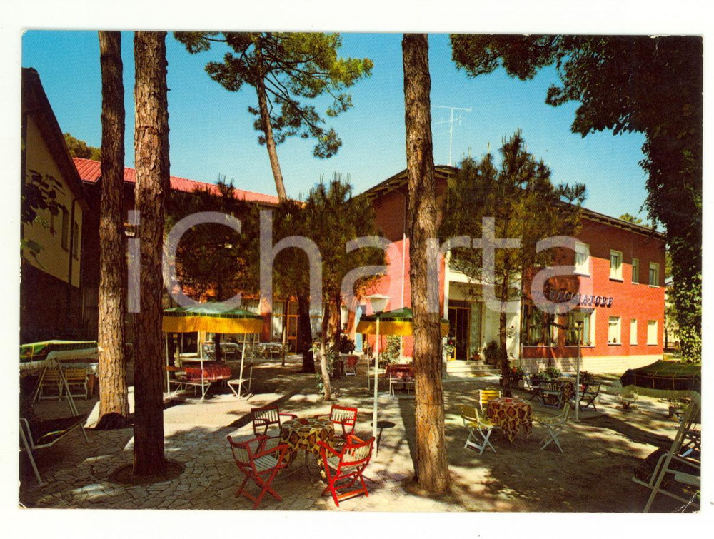 Cartolina originale da collezione 1970 ca MILANO MARITTIMA RA Pensione AL CACCIATORE Cartolina VINTAGE FG NV 1