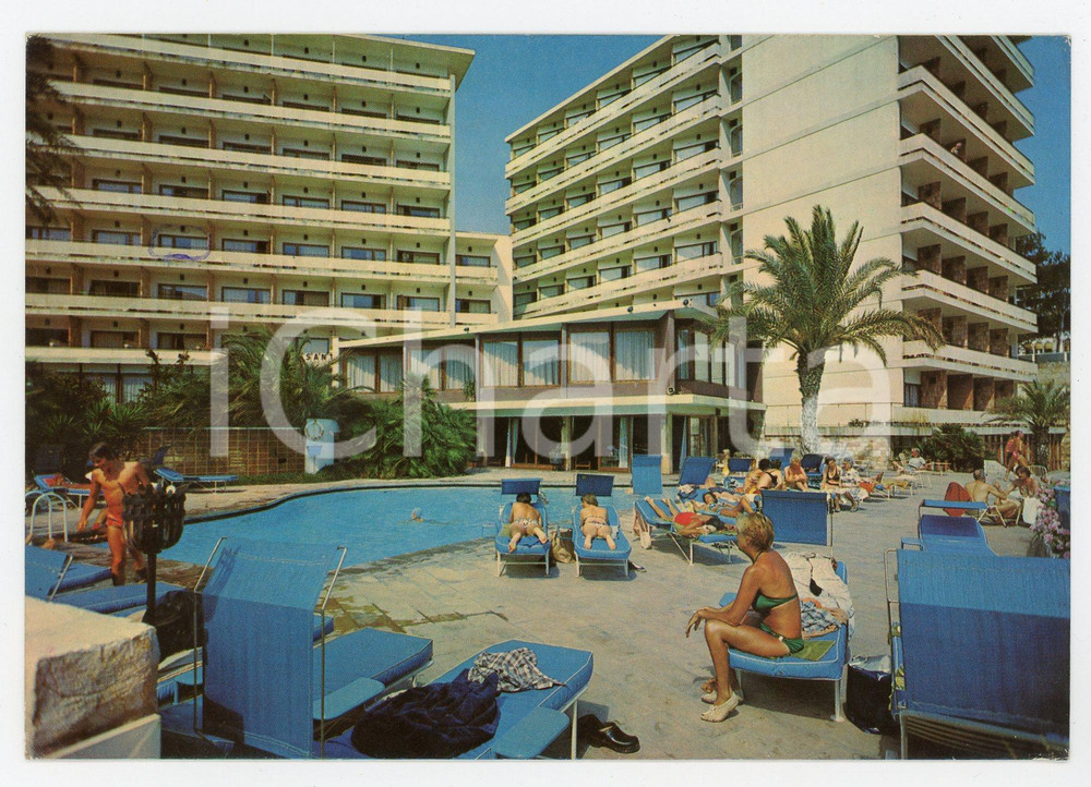 Cartolina originale da collezione 1978 MALLORCA Cala MAYOR Hotel SANTA ANA e piscina *Cartolina VINTAGE FG NV 1