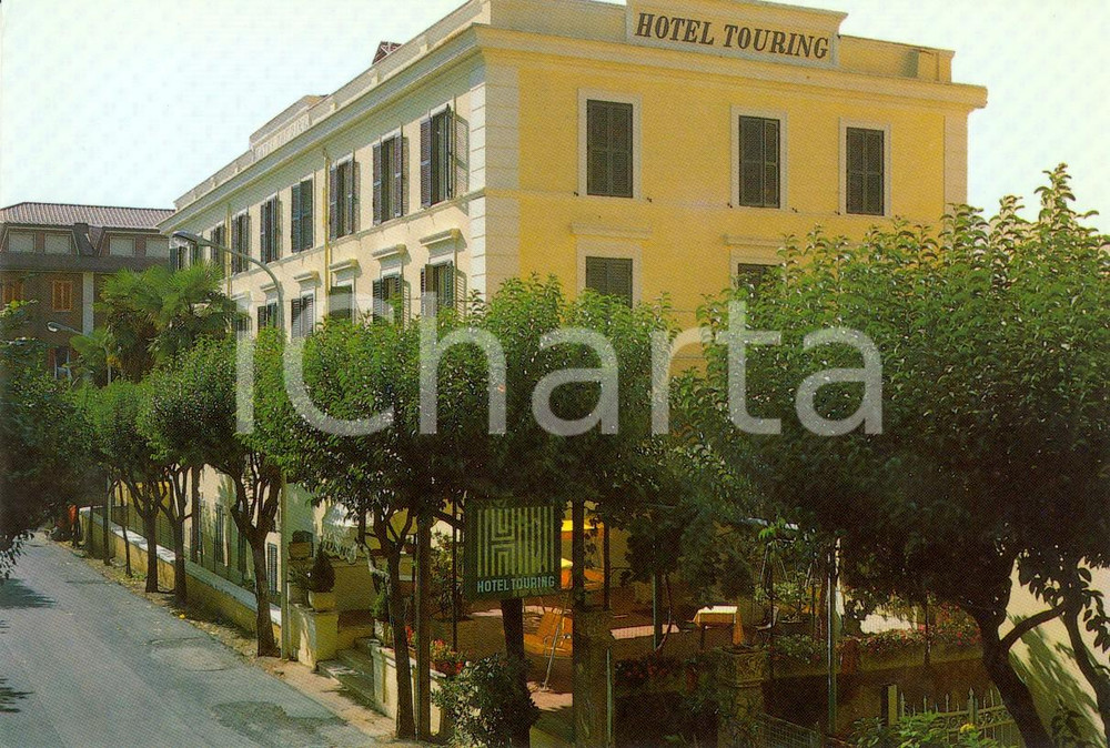 Cartolina originale da collezione 1970 ca FIUGGI FONTE (Frosinone) Hotel TOURING *Cartolina VINTAGE FG NV 1