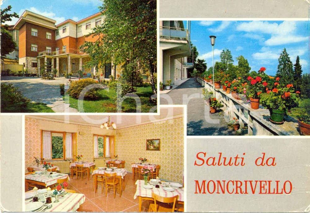 Cartolina originale da collezione 1970 ca MONCRIVELLO (VC) Casa Beato AMEDEO IX di SAVOIA *Cartolina VINTAGE FG NV 1