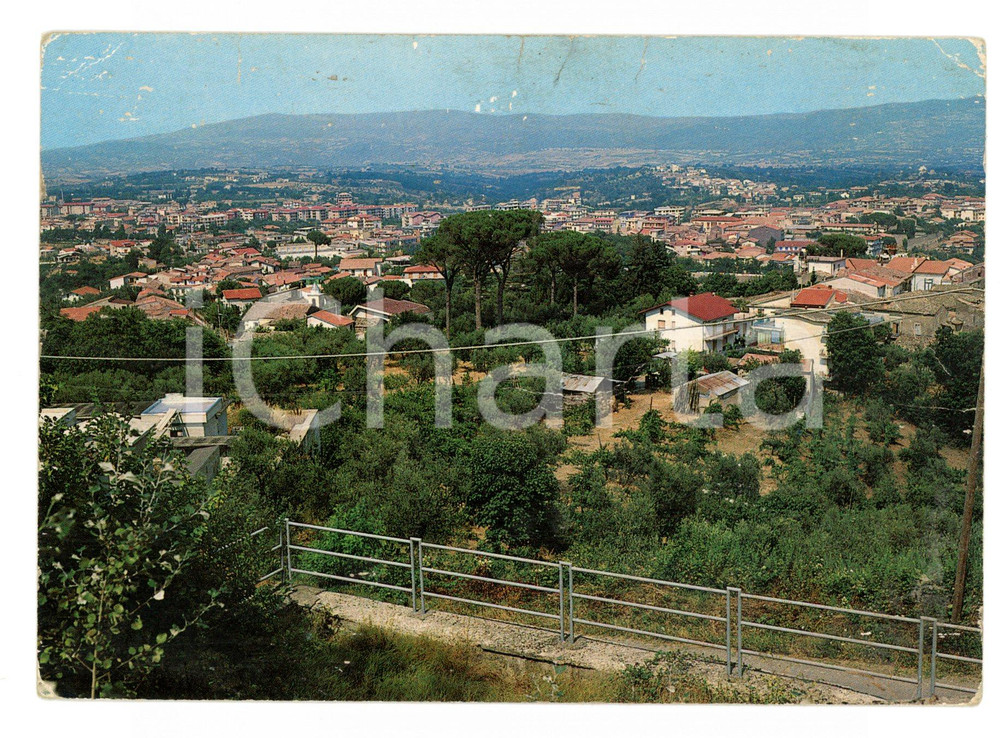 Cartolina originale da collezione 1970 ca SAN GIORGIO DEL SANNIO (BN) Panorama dall'alto *Cartolina VINTAGE FG NV 1