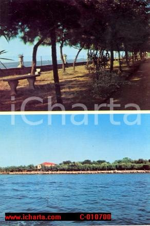 Cartolina originale da collezione 1970 ca CAROMAN Isola di PELLESTRINA (VE) Villaggio Marino CANOSSIANE *Cartolina 1