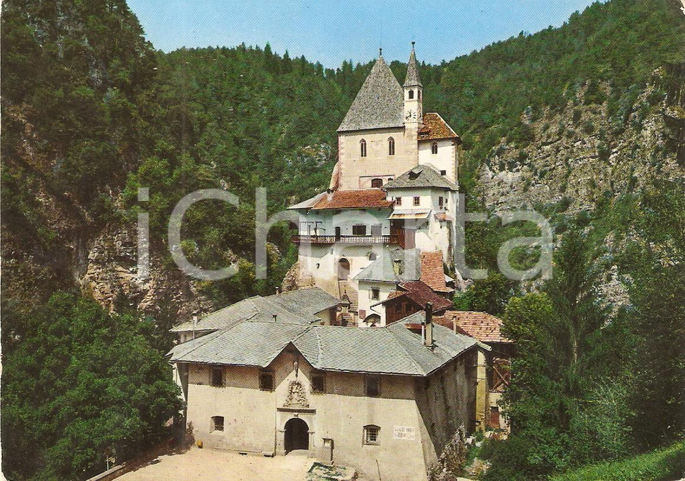 Cartolina originale da collezione 1964 COREDO (TN) Santuario di SAN ROMEDIO in VAL DI NON *Cartolina VINTAGE FG VG 1