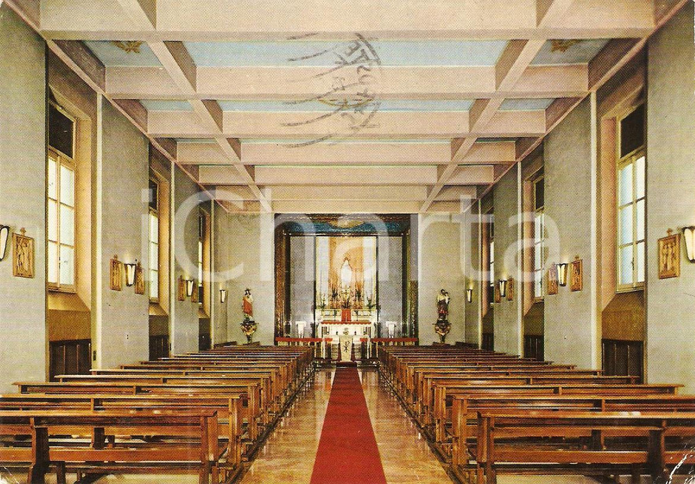 Cartolina originale da collezione 1970 MILANO Via TIMAVO Casa Immacolata MARIA AUSILIATRICE Cartolina FG VG 1