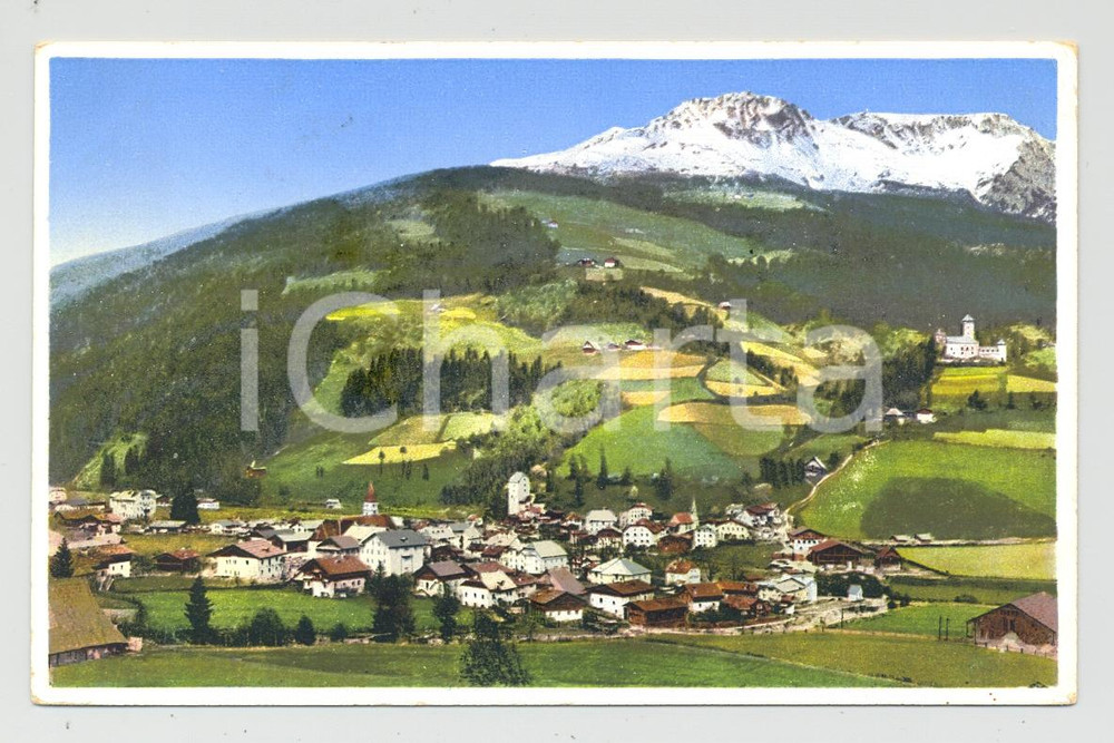 Cartolina originale da collezione 1929 SARENTINO (BZ) Veduta panoramica del paese tra i monti *Cartolina FP VG 1