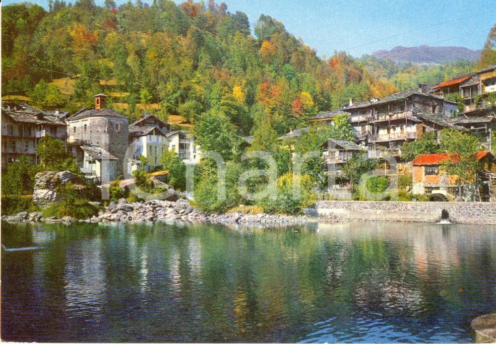 Cartolina originale da collezione 1970 ca VIU' (Torino) Scorcio della frazione FUCINE *Cartolina VINTAGE FG VG 1