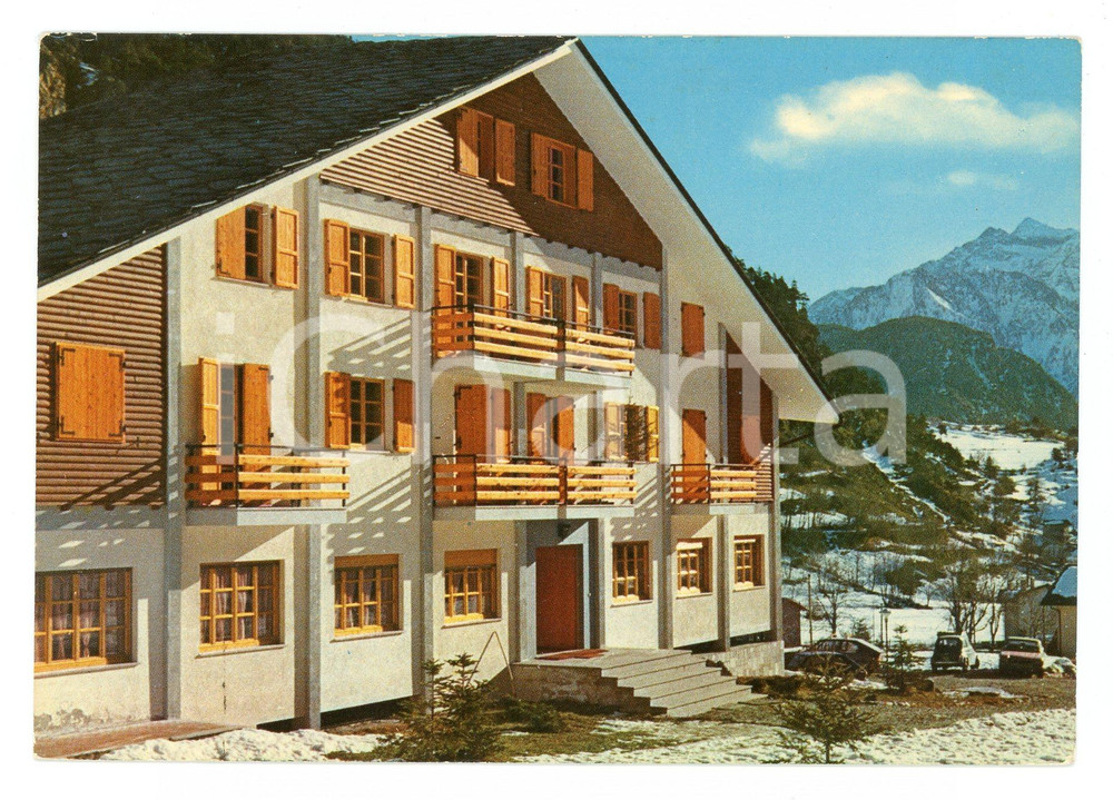 Cartolina originale da collezione 1979 BRUSSON (AO) Casa Alpina Tortonese LA MONTANARA a VOLLON *Cartolina VINTAGE 1