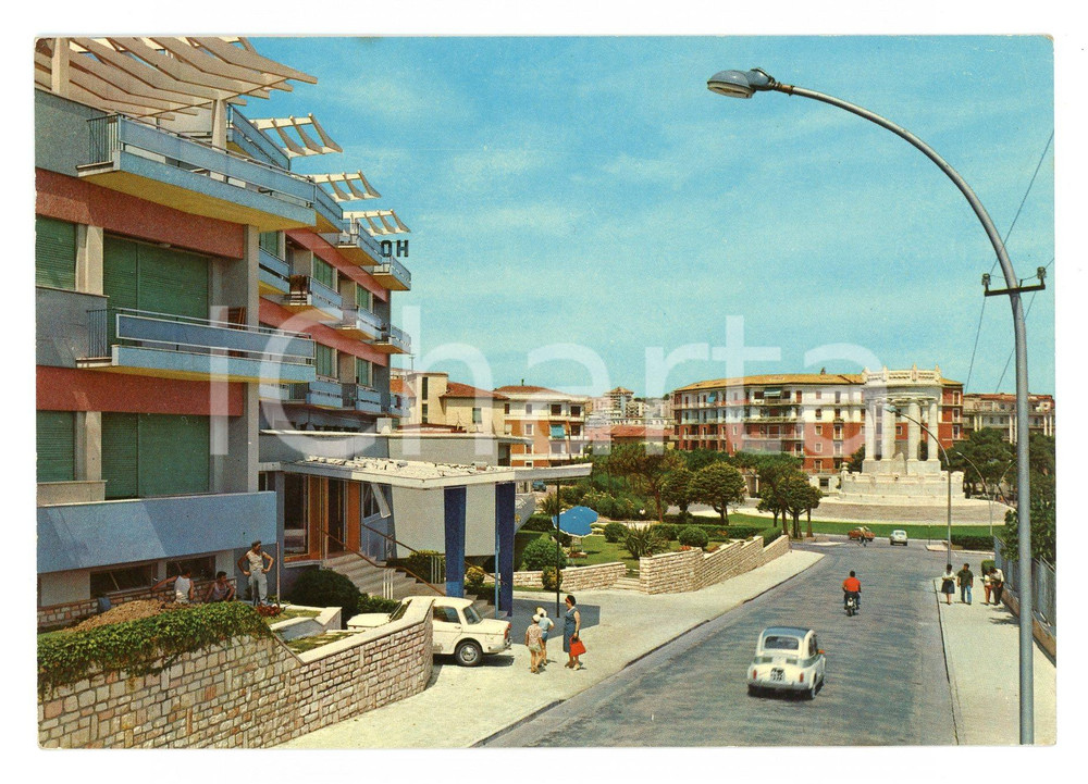 Cartolina originale da collezione 1970 ca ANCONA Grand Hotel Ristorante PASSETTO *Cartolina VINTAGE ANIMATA FG NV 1