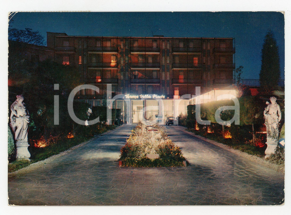 Cartolina originale da collezione 1972 ABANO TERME (PD) Albergo Terme VILLA PIAVE *Cartolina postale FG VG 1