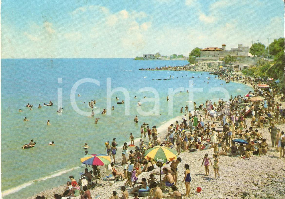 Cartolina originale da collezione 1976 TRANI (BA) Riviera di Colonna *Cartolina FG VG 1