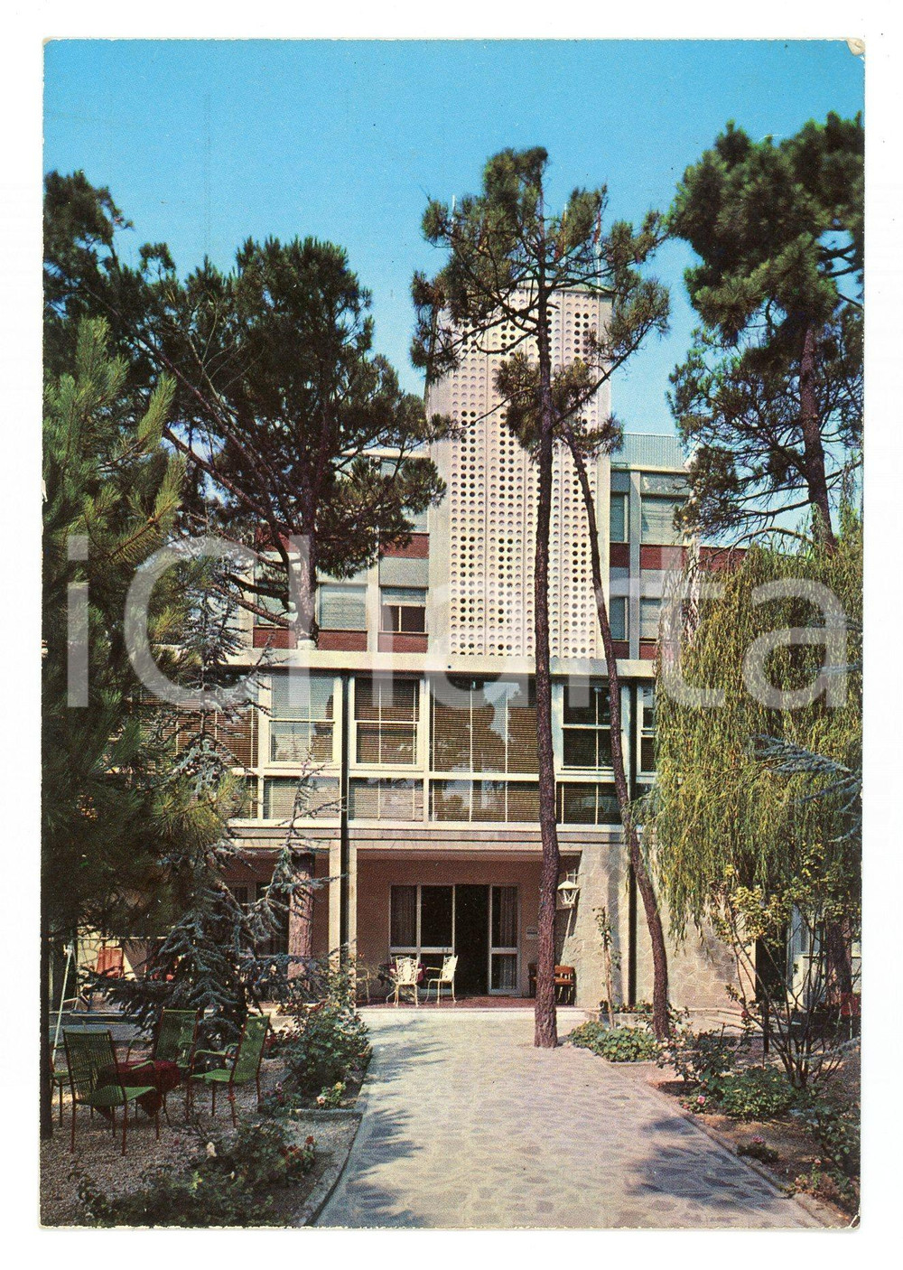 Cartolina originale da collezione 1974 CERVIA RA Hotel PROMENADE a MILANO MARITTIMA Cartolina VINTAGE FG VG 1