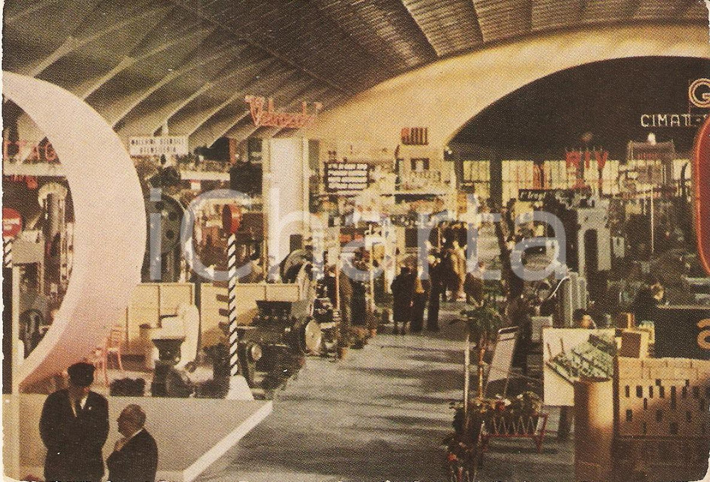 Cartolina originale da collezione 1970 ca TORINO Salone Internazione Tecnica  Padiglione metallurgia Cartolina FG 1