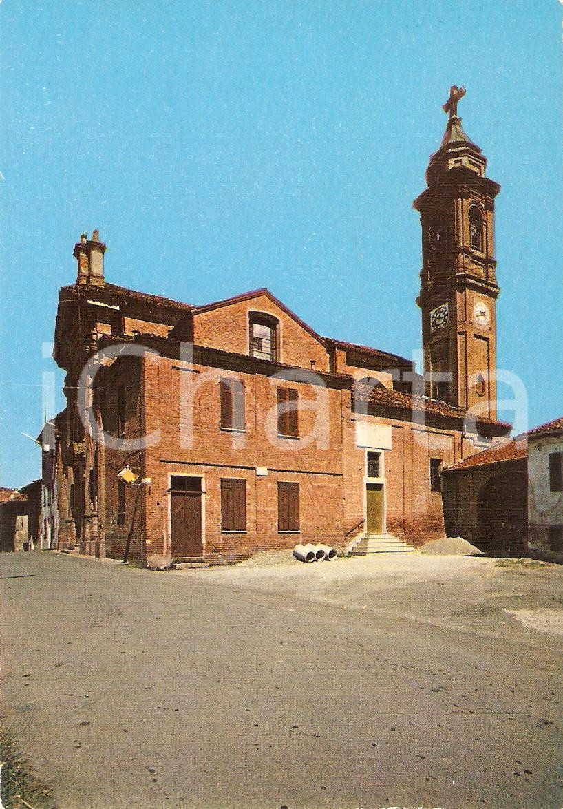 Cartolina originale da collezione 1970 ca CASSINE AL Chiesa di San Lorenzo Cartolina FG NV 1