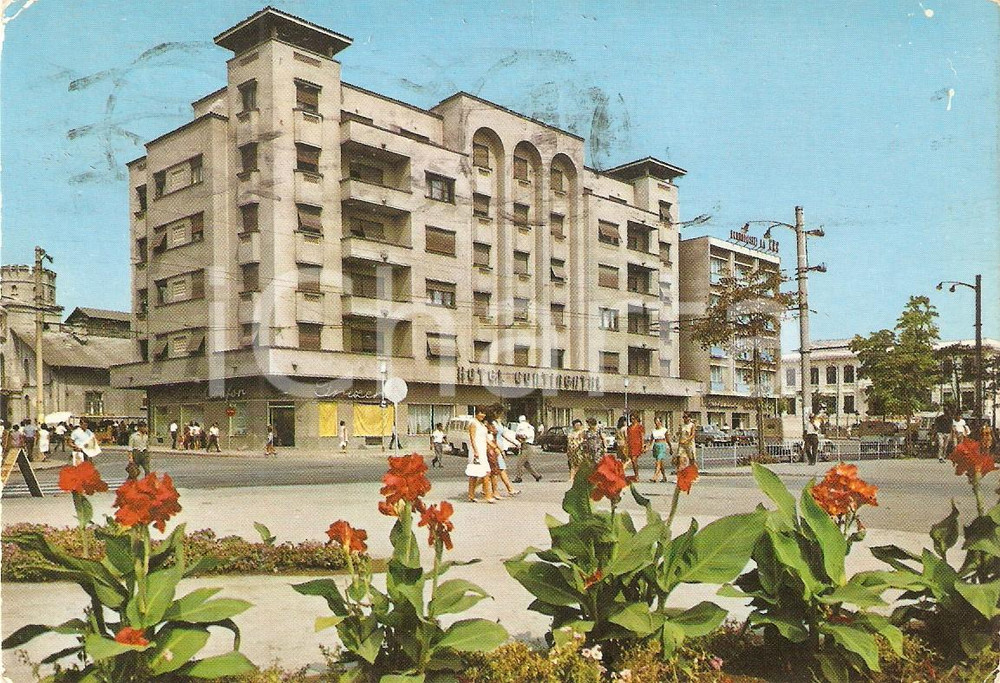 Cartolina originale da collezione 1973 CONSTANTA ROMANIA Hotel Continental Cartolina FG VG 1