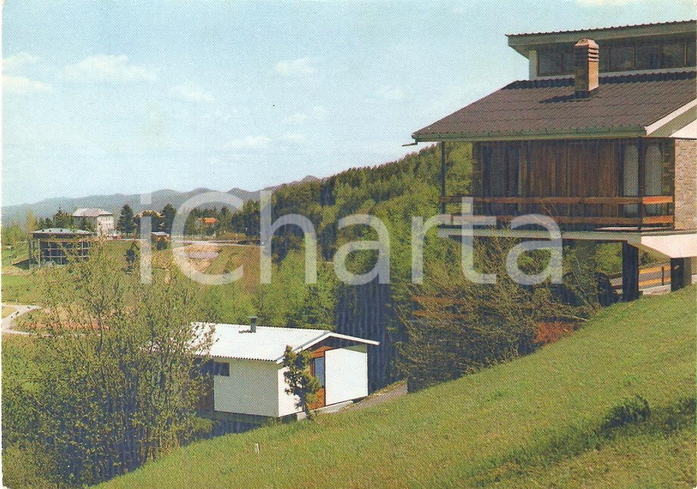 Cartolina originale da collezione 1967 PASSO PENICE PV Panorama con abitazioni Cartolina FG VG 1