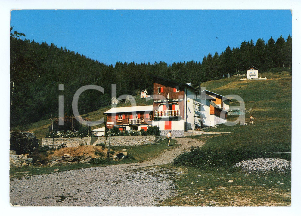 Cartolina originale da collezione 1973 DOMODOSSOLA VB Rifugio ALPE LUSENTINO e panorama Cartolina postale FG VG 1