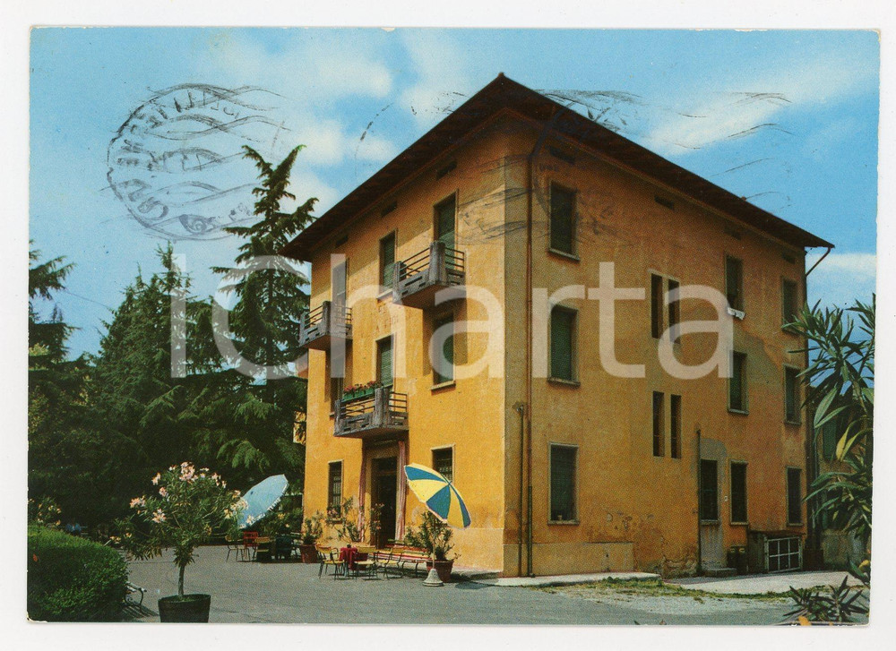 Cartolina originale da collezione 1970 ca MONTICELLI TERME PR Terme BORRINI Villa FIORITA Cartolina VINTAGE FG VG 1