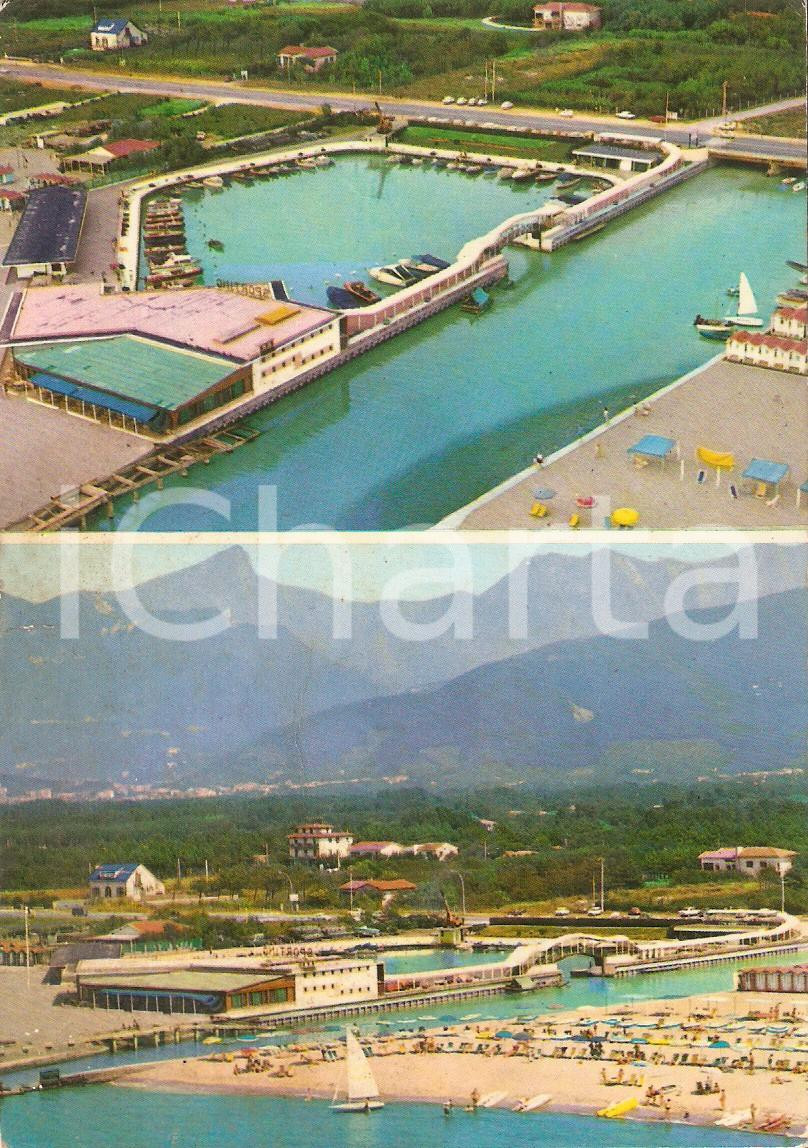 Cartolina originale da collezione 1969 MONTIGNOSO MS Frazione CINQUALE Panorama con Sporting Cartolina FG VG 1