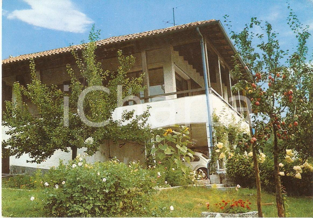 Cartolina originale da collezione 1980 ca NEBBIUNO NO Rustico con giardino Cartolina FG NV 1
