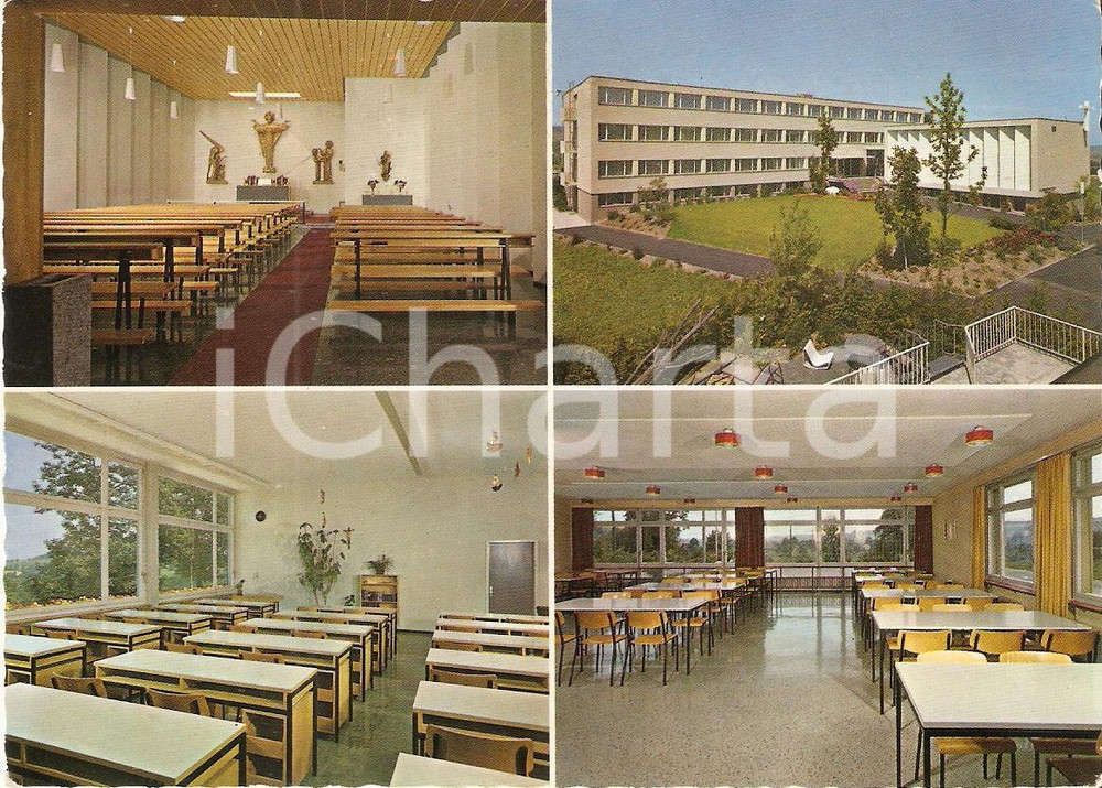 Cartolina originale da collezione 1969 NEUDORF  BEROMUNSTER Studienheim DON BOSCO Cartolina FG VG 1