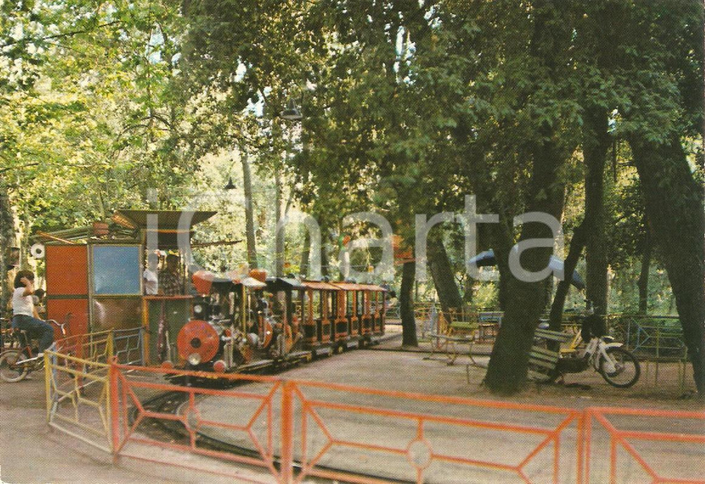 Cartolina originale da collezione 1975 ca VIAREGGIO LU Trenino della Pineta di Ponente Cartolina FG NV 1