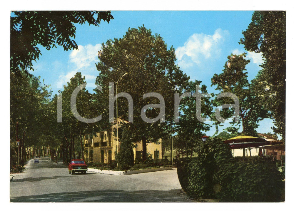 Cartolina originale da collezione 1974 MONTECHIARUGOLO PR Viale MARCONI a MONTICELLI TERME Cartolina VINTAGE FG 1