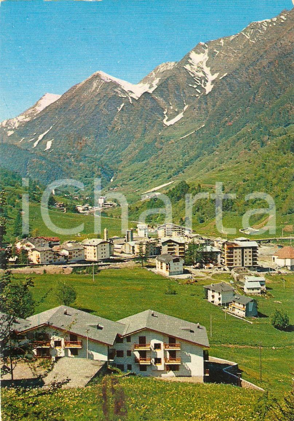 Cartolina originale da collezione 1975 PRALY (TO) Panorama del paese *Cartolina FG NV 1