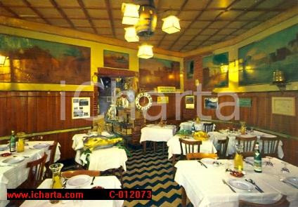 Cartolina originale da collezione 1967 ROMA TRASTEVERE Tipica Trattoria Romana CARLO Vintage Cartolina FG VG 1