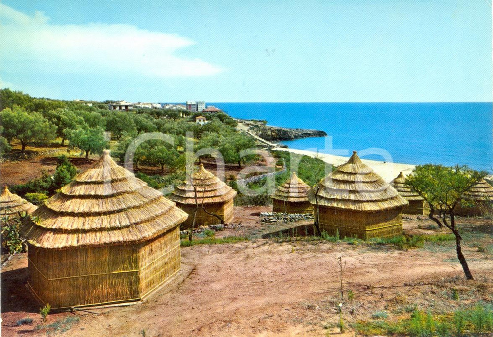 Cartolina originale da collezione 1969 MARINA DI CAMEROTA SA Camping DELLE SIRENE Cartolina VINTAGE FG VG 1
