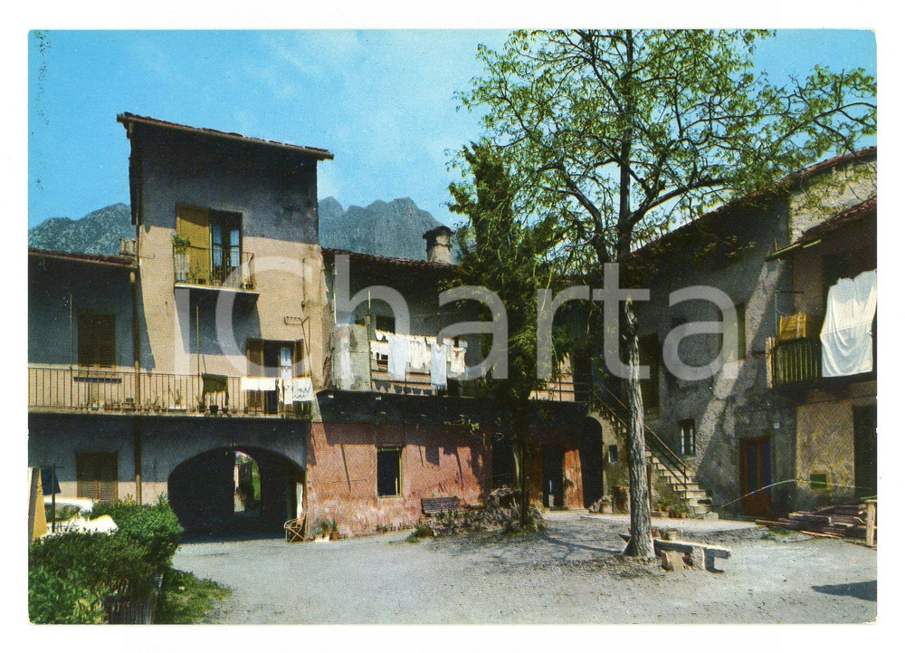Cartolina originale da collezione 1970 ca LECCO La tradizionale casa di Lucia a OLATE  Cartolina VINTAGE FG NV 1