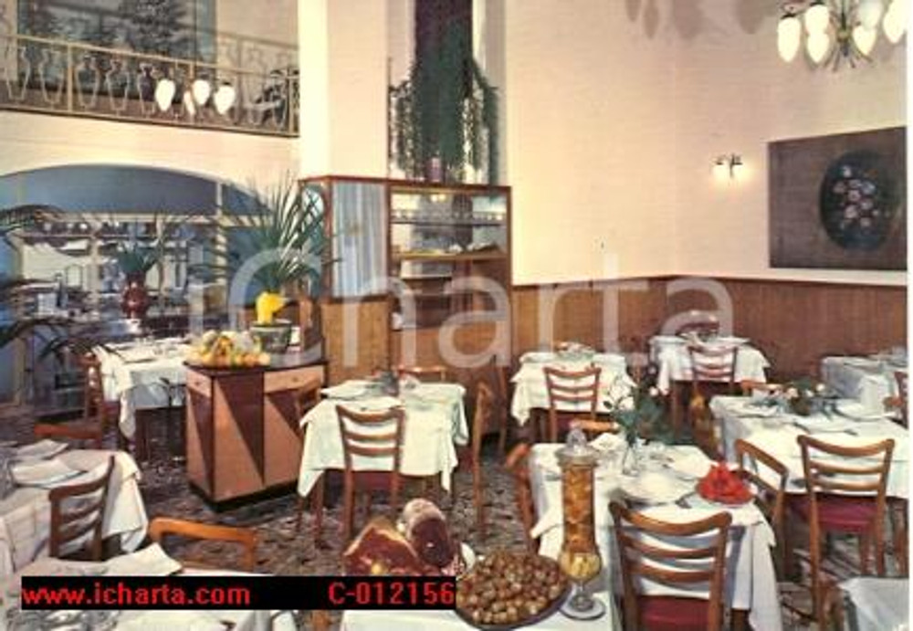 Cartolina originale da collezione 1975 TORINO Via San Dalmazzo RISTORANTE MON AMI di Giusti Gino FG NV 1
