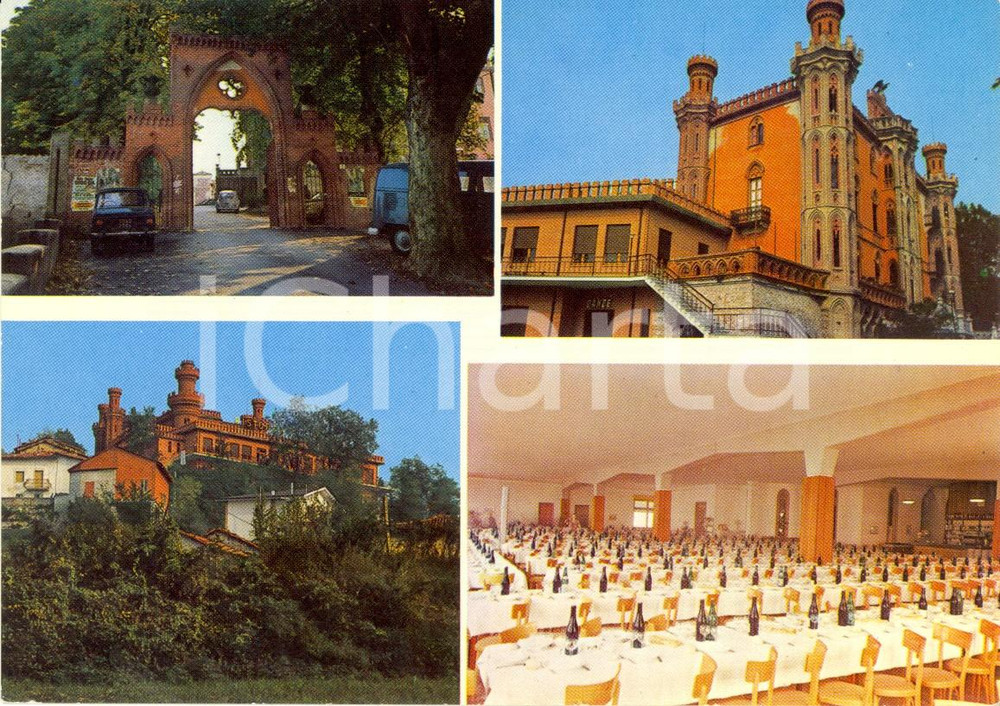 Cartolina originale da collezione 1970 ca NOVELLO CN Albergo Ristorante da DIEGO AL CASTELLO Cartolina FG NV 1
