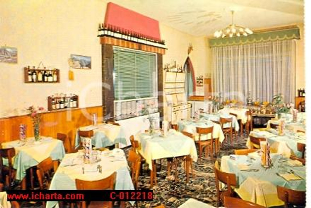 Cartolina originale da collezione 1975 ca SAN RAFFAELE CIMENA Ristorante bar GIRARROSTO Cartolina VINTAGE FG NV 1