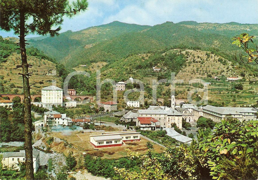 Cartolina originale da collezione 1967 SAVONA Santuario della Madonna della Misericordia Panorama Cartolina FG VG 1