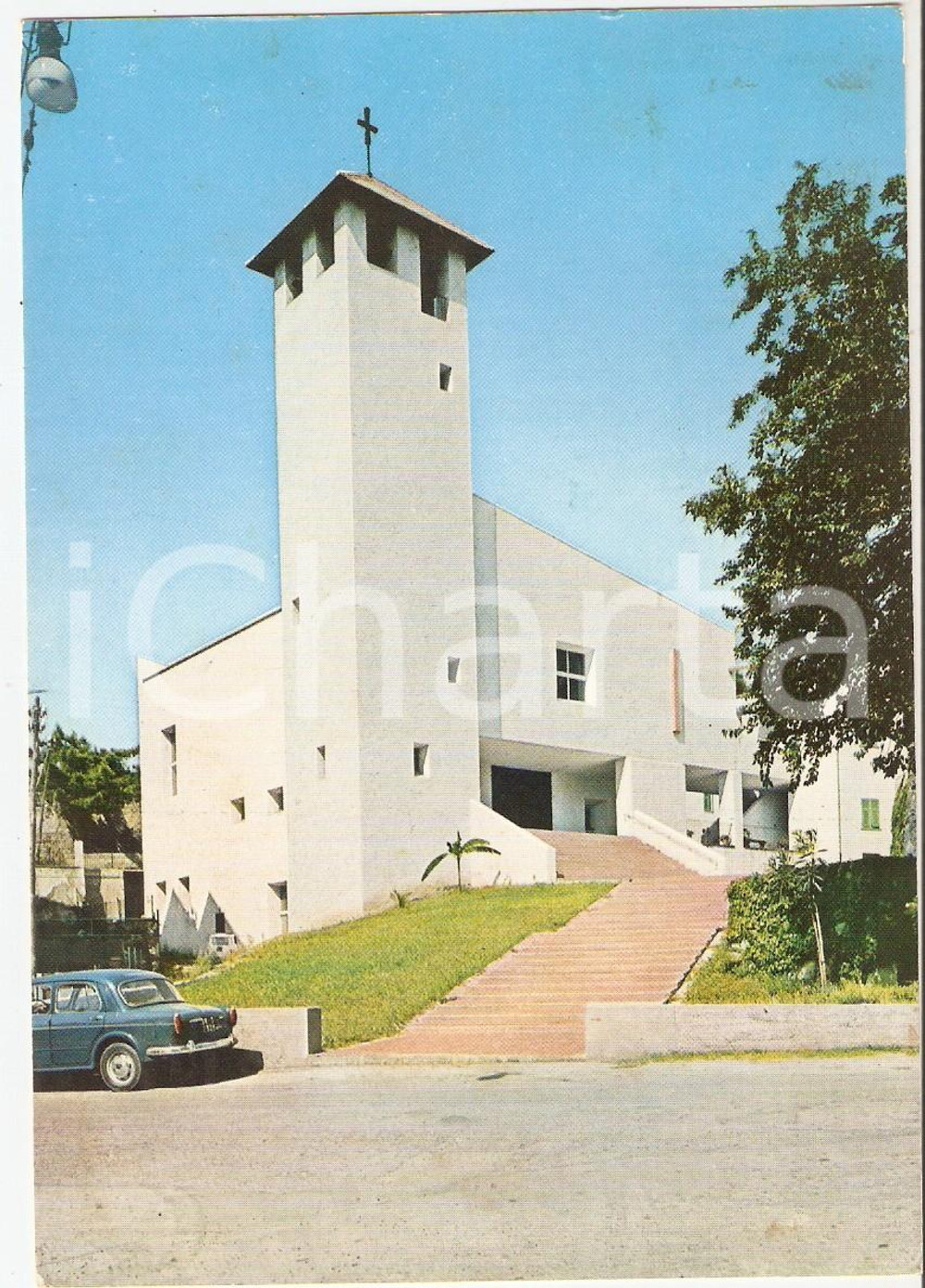 Cartolina originale da collezione 1965 SAVONA Località VILLETTA Chiesa Santa Maria Rossello Cartolina FG VG 1