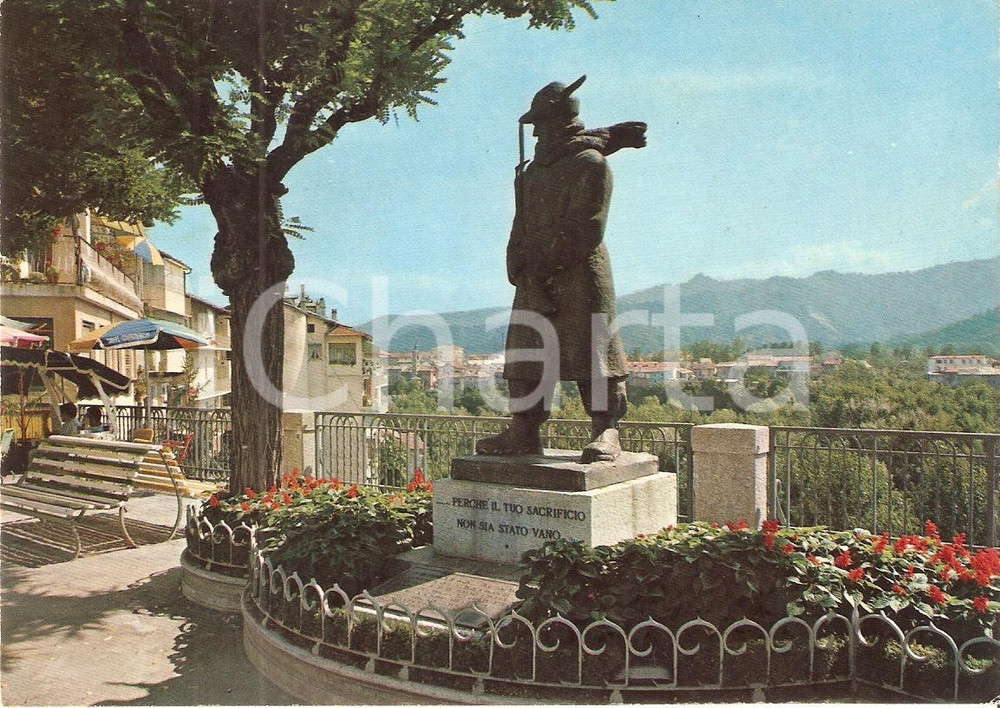Cartolina originale da collezione 1971 DRONERO CN Monumento dell Alpino  Valle Maira Cartolina FG VG 1